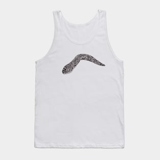 Spotted moray eel cartoon illustration Tank Top